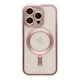 Чохол TPU Metallic Chrome Full Camera with Magsafe для iPhone 16 Pro Max Chrome Rose - изображение 1