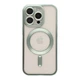 Чохол TPU Metallic Chrome Full Camera with Magsafe для iPhone 16 Pro Chrome Green - изображение 1