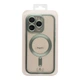 Чохол TPU Metallic Chrome Full Camera with Magsafe для iPhone 16 Pro Chrome Green - изображение 3