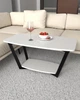 Журнальний столик в стилі лофт EcoLoft Флоу DSP-1395-7 Білий - зображення 3