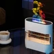 Увлажнитель воздуха с имитацией капель дождя и эффектом пламени с LED подсветкой (20см) - изображение 1