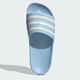 Женские шлепанцы для пляжа Adidas Adilette Aqua IE8919 39.5 (6UK) 24.5 см Glow Blue (4067893960619) - изображение 6