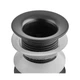Донный клапан для раковины Zerix BV-02 BLACK 1 1/4'' без перелива автоматический СLICK-СLACK (Колир - изображение 2