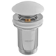 Донный клапан для раковины Koer PW-08-11 1 1/4'' без перелива автоматический СLICK-СLACK (Белая руля - изображение 1