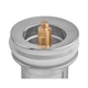 Донный клапан для раковины Koer PW-08-11 1 1/4'' без перелива автоматический СLICK-СLACK (Белая руля - изображение 7