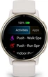 Смарт-часы Garmin vivoactive 5 Cream Gold Aluminum Bezel with Ivory Case and Silicone Band (010-0286 - изображение 6