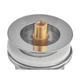 Донный клапан для раковины Zerix BV-04 1 1/4'' универсальный (с/без перел) СLICK-СLACK (Цвет хром - изображение 5