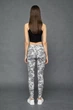 Леггинсы цветочный принт для девочек Calzedonia Серый (modp0534 grey (158-170 (12-16 лет)) - изображение 5