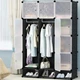 Пластиковый шкаф Storage Cube Cabinet МР 312-62А на 15 ячеек для одежды - изображение 7