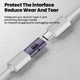 Переходник адаптер USB Type-C F/F (16K 60Hz, PD240W, 80Gbps) Alitek Metal Violet (48942) - изображение 4