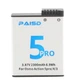 Усиленный аккумулятор PAISD 2300 mAh для DJI Osmo Action 5 Pro / 4 / 3 (High Capacity) - изображение 1