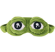 Маска для сна Frog Ice Eye Mask плюшевая, зеленая MA689 - изображение 1