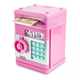 Копилка сейф, детский банкомат с кодовым замком NUMBER BANK розовый MA229pink - изображение 2