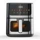 Аэрогриль Rainberg RB-2268 4200W аэрофритюрница безмасляная без масла с регулировкой температуры 8 л - изображение 7