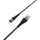 Кабель USB Borofone BX32, USB to Lightning, 1m, чорний - зображення 3