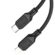 Кабель USB HOCO X90, Type-C - Lightning, PD20W, 1m, чорний - зображення 1