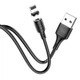 Кабель USB HOCO X52, магнітний, USB - Lightning, 2.4А (1М) чорний - зображення 4