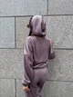 Жіночий велюровий костюм (кофта+штани) Uaclothes M-L Бузковий (like36800-172271375) - зображення 7