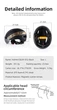 Шлем велосипедный EsLnf 032 Magnetic черный (93515) L 56-59см - изображение 5