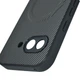 Чехол Carbon Shield with Ring для Google Pixel 9A с поддержкой беспроводной зарядки black - изображение 3