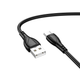 Кабель для зарядки Borofone BX121 USB Type-A → Type-C 3A 1 м Black - зображення 6