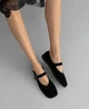 Балетки с ремешком Meideli женские Черный 37 (24 см) (wtp0109 black) - изображение 4