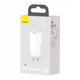 Зарядний блок живлення Type-C+USB Baseus GaN2 Lite 65 W 20 V 3.25 А білий - зображення 3