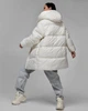 Пуховик жіночий з поясом X-Woyz LS-8916-3 55676 S молочний - изображение 3