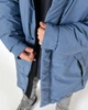Пуховик для хлопчика X-Woyz DT-8352-35 60166 152 см джинсовий блакитний - изображение 5