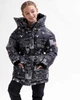 Пуховик з поясом для дівчаток X-Woyz DT-8359-81 134 см чорний - изображение 6