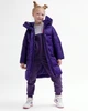 Пуховик для дівчинки X-Woyz DT-8365-19 146 см фіолетовий - зображення 4