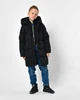 Пуховик з капюшоном для хлопчика X-Woyz DT-8348-8 60160 128 см чорний - зображення 2