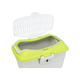 Переноска Trixie для гризунів Mini-Capri до 2 кг сіра/зелена пластик 40х22х30 см 4011905039800 - зображення 4