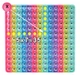 Детская развивающая игрушка антистресс Pop It - Таблица умножения (1-144) и Плюсования до 24 - с обратной стороны - Большой размер - изображение 3