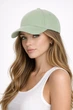 Однотонная кепка без логотипа One-size 54-57 см Фисташковый - изображение 1