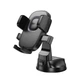 Автотримач для телефона HOCO H76 Crown one-button car holder (center console) Black Metal Gray - изображение 1