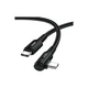 Дата кабель USB-C to USB-C 3.0m 100W 90° corner black Essager (EXCTT1-CGWTC01) - зображення 1