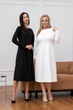 Жіноча трикотажна сукня міді RiMari 50 Білий (rm22512) - изображение 2
