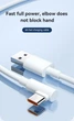 Кабель швидкого заряджання 6А USB / Type C жовтий 120W 1,8 м Turbo Charge - зображення 8