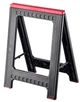 Козел для майстерні Kadax Vervik 77 см Чорно- червоний (5903699455753) - зображення 1