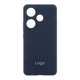 Противоударный Чехол Liquid Silicone (AA) Full Camera для Xiaomi Poco F6/Turbo 3 08.Dark Blue - изображение 1