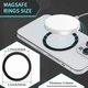 Кільце MagSafe для iPhone магнітне кріплення для зарядки в автомобілі швидке та зручне використання - зображення 2