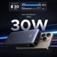 Павербанк Ugreen 20000 mAh 30W швидка та назкрізна зарядка LED дисплеєм та індикатором заряду Зовнішній акумулятор для телефону та роутера - зображення 4
