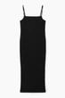 Сукня жіноча COS plissé midi slip dress 1221923001 M Чорний - изображение 7