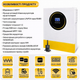 Комплект резервного питания Daxtromn 51.2V 280Ah LiFePO₄ 14,3 кВт: инвертор Anenji 11 кВт Wi-Fi + аккумулятор - изображение 7