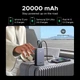 Павербанк Ugreen PB505 20000 mah 22.5 W со встроенным кабелем Type-C, LED дисплеем и быстрой зарядкой Внешний аккумулятор для зарядки телефона, планшета и питания роутера - изображение 10