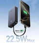 Павербанк Ugreen PB505 20000 mah 22.5 W со встроенным кабелем Type-C, LED дисплеем и быстрой зарядкой Внешний аккумулятор для зарядки телефона, планшета и питания роутера - изображение 12