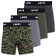 Комплект нижнего белья Levi's Cotton Boxers Briefs Breathable Stretch 4 Pack Color: Camo Размер S - изображение 1