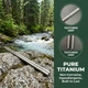Многоразовые титановые палочки 23см для суши Titanium с чехлом, японские китайские корейские палочки для еды и роллов DD-23Y - изображение 4