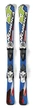 Лижі гірські для підлітків комплект Nordica TEAM J RACE FASTRAK+M 4.5 FASTRAK II 100см Blue/lime (0A4152+0C3138 E1 001) - изображение 1